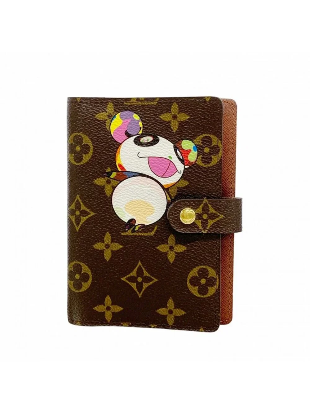 Louis Vuitton Notebook Cover Monogram Panda Agenda PM Brown